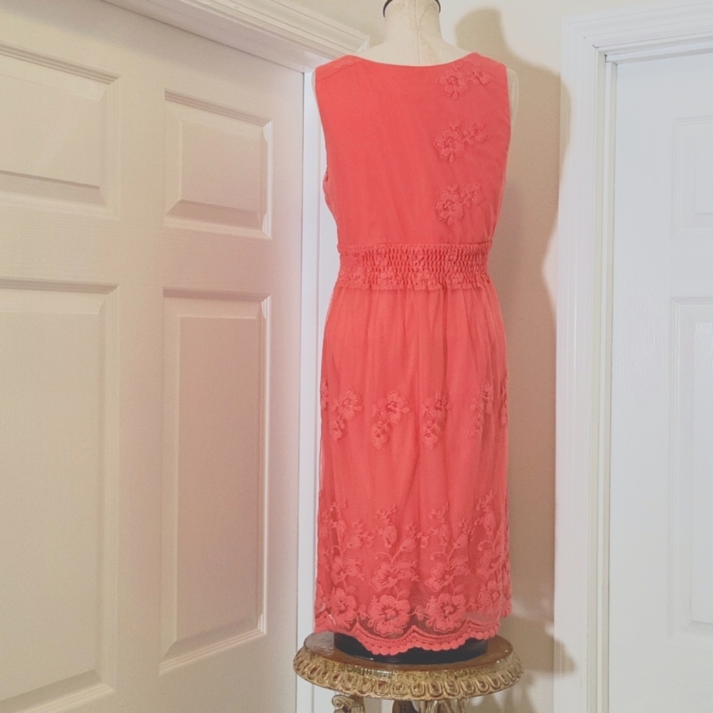 Rabbit Rabbit Rabbit Designs Pink midi dress size 12 - Picture 4 of 7